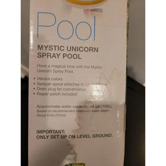 Intex Mystic Unicorn Inflatable Baby Spray Swimming Pool Family Fun - BRAND NEW - Picture 5 of 6